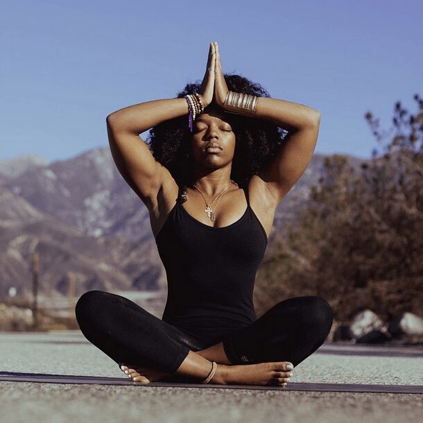 Black Woman Yoga