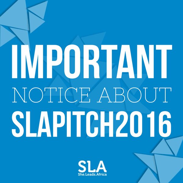 Notice about Pitch 2016