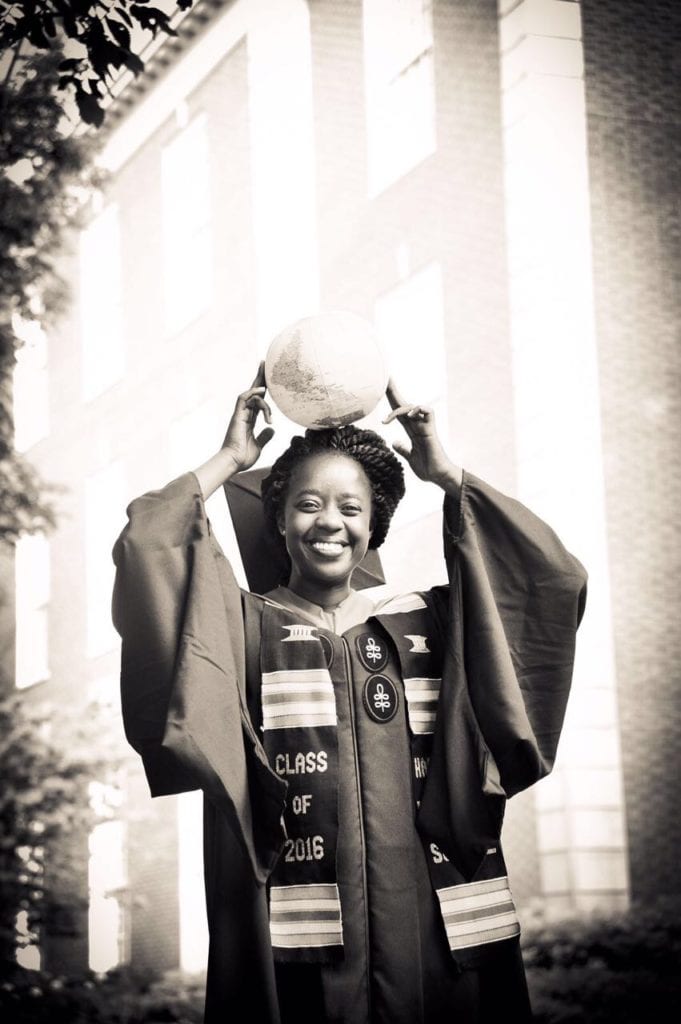 Amandla graduated from Harvard in May 2016